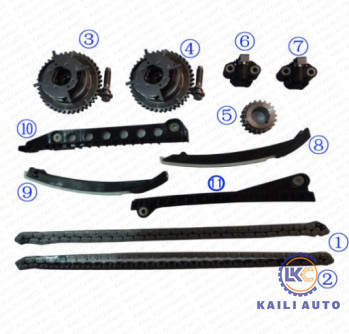 εξάρτηση αλυσίδων συγχρονισμού 8*122L XL1Z6L266AA VVT για την αποστολή F6TZ6268AA της FORD F350 F250 F150