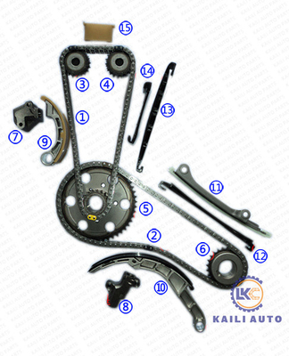 MURANO ΙΙ ΑΝΙΧΝΕΥΤΉΣ ΙΙΙ YD25 13028-EB70A 94L 13070-4KV0A πλαισίων πλατφορμών αλυσίδων συγχρονισμού μηχανών NP300 NAVARA NISSAN