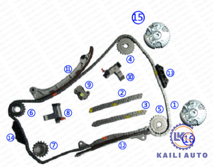 Αλυσίδα 13506-31010 174L 13550-31010 συγχρονισμού ταχύπλοων σκαφών VVT της TOYOTA 4Runner FJ