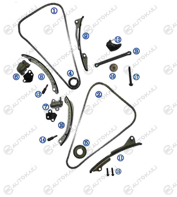 Συσκευή αλυσίδας χρονισμού για GM / Chevrolet / BUICK / Cadillac CADILLAC CT6 LGW V6 3.0L 2016- 12647895 144L