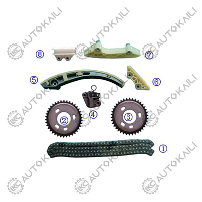 Πλαστικό σετ χρονισμού PA66 / PA46 για FORD TRANSIT TDCi Diesel V.184 90/75 2.0T 04-06