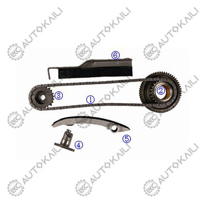 Πλαστικό PA66 / PA46 Τάγμα Αλυσίδας Χρονισμού Για L200 4WD Ντίζελ 4M40T 2.8L