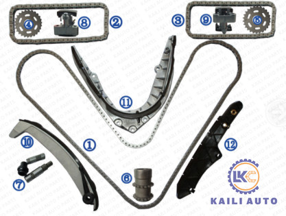 ΑΈΡΙΟ DOHC 4398CC 11311741746 αντικατάστασης V8 αλυσίδων συγχρονισμού 740IL 528i 540i M5 Z8 X5 BMW