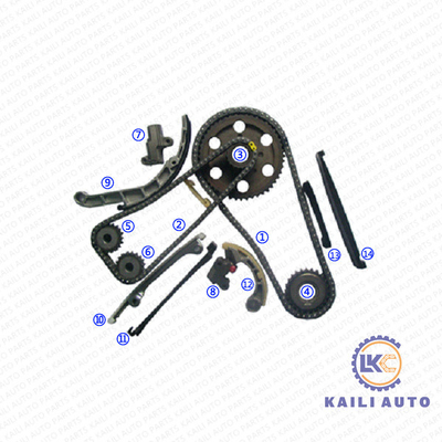 Διπλή αλυσίδα 13028-AD202 2*94L 13070-BN310 αλυσίδων συγχρονισμού PickupIII YD25 Nissan Navara D22 επαναλείψεων