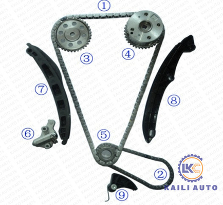 Σετ αλυσίδας χρονισμού AUDI VW CTHE / CAVE / CDGA Κινητήρας 03C109158A 8*130L