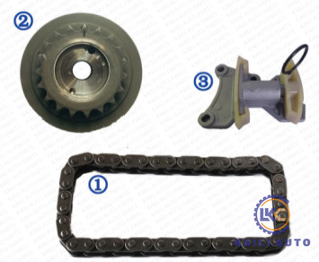 Σετ καδένας χρονισμού για AUDI VW TT A4 A3 2.0L 1984CC 06D109229A 42L 06F109217A