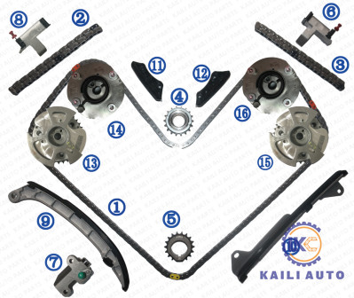 Tundra της TOYOTA εξάρτηση 4RUNNER 4.0L 13506-31040 178L 13507-31020 46L αλυσίδων VVT συγχρονισμού ταχύπλοων σκαφών των FJ